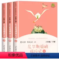 [人教版]尼尔斯骑鹅旅行记·上中下3册 [正版]人教版鲁滨逊漂流记六年级下册必读的课外书原著完整版爱丽丝漫游奇境尼尔斯骑