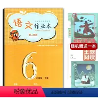 六年级语文 [正版]2024版全新 六年级下册语文作业本 配人教版 语文作业本 6/六年级下册 配人教版 江西教育出版