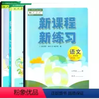 语文数学英语/下册 小学六年级 [正版]三本套装/六年级下册新课程新练习六年级语文数学英语人教版二十一世纪出版社集团新练