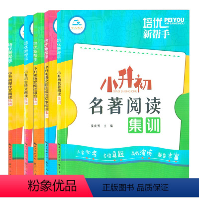 [正版]培优新帮手小升初语文阅读组合集训 非连续性文本集训 名著阅读 古诗文阅读 现代文阅读 小考真题演练六年级毕业