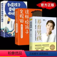 [正版]全3册养育男孩这样给孩子定规矩教育孩子要懂的心理学 正面管教育儿书籍父母必读的语言养育男孩儿童心理学樊登青春期