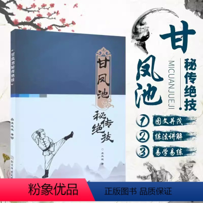 [正版]书甘凤池秘传绝技 袁玉斌 著 介绍甘凤池秘传拳法腿法擒扑法古传暗器功夫武术书籍