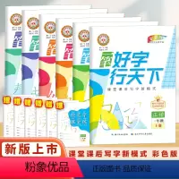 一年级下册 小学通用 [正版]2025新版一笔好字行天下一二三四年级五六年级上册下册彩色版钢笔楷书练字帖临摹控笔训练字帖