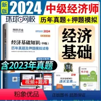 [正版]环球网校新版2024中级经济师配套试卷历年真题中级经济师基础知识人力金融工商财税2024