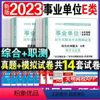 事业单位E类[职测+综合]试卷 [正版]中公备考2024事业单位e类医疗卫生类事业编考试用书综合应用职业能力倾向测验历年