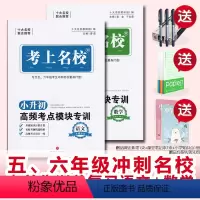 [正版]考上名校小升初高频考点模块专训语文数学小学五六年级小升初中衔接教辅七年级分班考试高频考点分类训练考进名校冲刺名