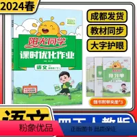 语文 四年级下 [正版]2024春阳光同学课时优化作业四年级下册语文人教版 同步训练小学4年级下同步练习册单元检测试卷预