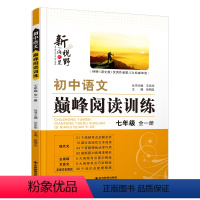 巅峰阅读训练<第八次审读> 七年级/初中一年级 [正版]新视野2024版初中语文巅峰阅读训练七年级全一册初中记叙文非连续