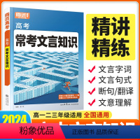 24版[语文]常考文言知识 高中通用 [正版]2024腾远高考常考文言知识高中语文基础知识手册大全语文文言文阅读专项文言