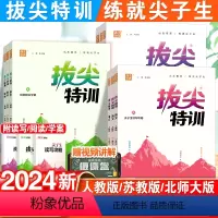 3本[语数英]人教版 一年级上 [正版]2024秋小学拔尖特训一二三四五六年级上下册数学英语文同步练习题RJ人教PEP北