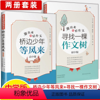 [2本]寻找一棵作文树+桥边少年等风来 高中通用 [正版]赛出来的好作文中学版筑梦江海少年志+高中寻找一棵作文树+桥边少