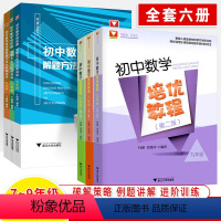 [6册]七八九年级培优教程+培优题 初中通用 [正版]初中数学培优教程解题方法与阶梯训练七八九年级上下册重难点名校课堂压