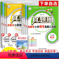 [语文+数学真题圈]成都市小学调考真题三步练 三年级下 [正版]真题圈成都小学调考三步练三四五六年级上下册语文人教版数学