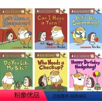 你好刺猬 6册套装 [正版]Hello, Hedgehog! 1-6 你好刺猬漫画书 学乐橡果系列 英文桥梁书 儿童课外