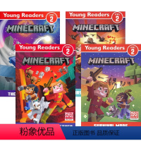 4册套装 [正版]Minecraft Young Readers Level 2 Survival Mode Mobs