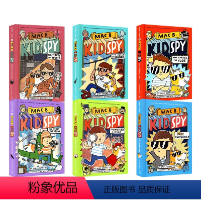 小间谍麦克 6册 [正版]Mac B. Kid Spy 小间谍麦克6册 侦探冒险推理 初级章节小说 英语课外阅读 桥梁书