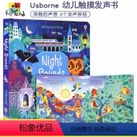 [正版]Usborne Night Sounds 幼儿触摸发声书 聆听夜晚的声音 英语故事绘本书 儿童声音启蒙 英文原