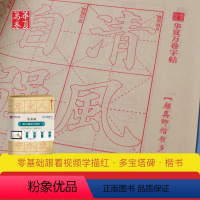 [正版]华夏万卷字帖 零基础跟着视频学描红:颜真卿楷书多宝塔碑 成人初学者毛笔练字帖学生入门描红练习教程字帖