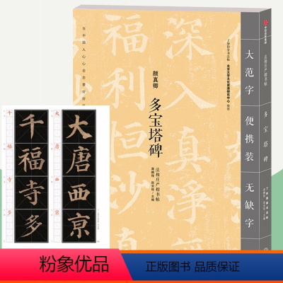 [正版]多宝塔碑字帖 颜真卿楷体字帖原帖临摹 颜真卿楷书教程颜体字帖了如指掌书法帖 法相庄严楷书字帖成人练字毛笔临摹楷