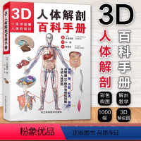 [正版]书籍3D人体解剖百科手册 人体解剖学彩色学图谱 物图谱解剖学医疗医学图谱入门书 西医解剖学外科医生学生用书