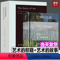 [正版]2册艺术的慰藉+艺术的故事 艺术美学阅读心理系读物摄影设计作品集心理学常识 艺术的疗效情感自愈哲学教育