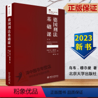 [正版]2023新书 德国刑法基础课 第7版七版 乌韦﹒穆尔曼 法律人进阶译丛 法学基础 德国刑法学教科书 北京大学出