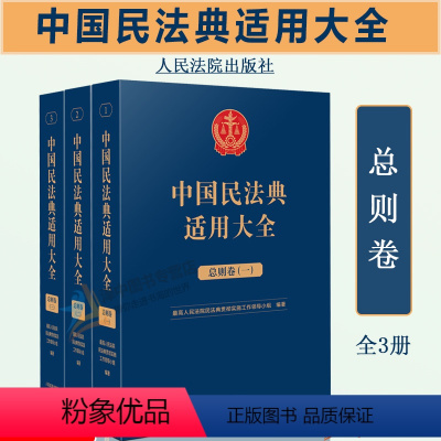 [正版]2023新书 中国民法典适用大全 总则卷 全三册 法典卷法规汇编关联规定条文释义指导案例类案检索法律实务书籍