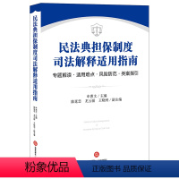 [正版]民法典担保制度司法解释适用指南 专题解读 适用难点 风险防范 类案指引 申惠文9787519755324 全新