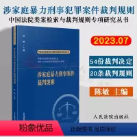 [正版]2023新书 涉家庭暴力刑事犯罪案件裁判规则 陈敏 中国法院类案检索与裁判规则专项研究丛书 人民法院出版社 9