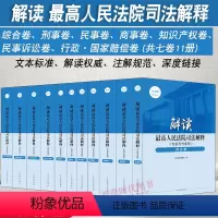 全套7卷 [正版]2023新书 解读人民法院司法解释 含指导性案例 刑事卷 民事卷 商事卷 知识产权卷 民事诉讼卷 行政