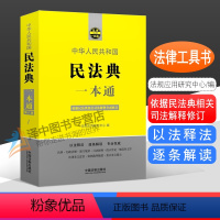[正版]2023年版适用新版民法典一本通 第八版 依据民法典相关司法解释全面修订 法律工具书 行政法规 部门规章 司法
