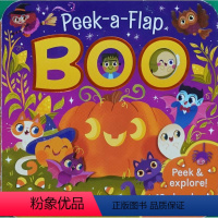 图书馆存货被阅读过 [正版]Boo: Peek-a-Flap Board Book by Rosa Von Feder木