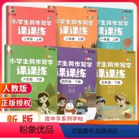 [语文]上下册2本人教版 小学五年级 [正版]庞中华字帖小学生同步写字课课练一二年级三年级四年级五六年级下册上册语文人教
