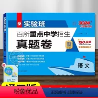 语文 真题卷 小学升初中 [正版]2024版小升初实验班百所重点中学招生真题卷语文通用版小学升学真题测试卷春雨RJ