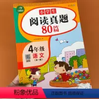 小学生阅读真题80篇4年级 [正版]小学生阅读真题80篇四年级/4年级全一册 彩绘版名校阅读考试真题精选小学语文阅读理解