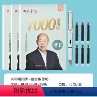 注音版7000常用字[楷书行楷行书]3本+1支钢笔6只墨囊 [正版]字帖练字成年男正楷行楷楷书行书钢笔临摹练字帖带拼音小