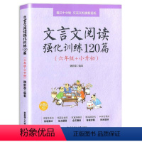 语文 小学六年级 [正版]小学语文文言文阅读强化训练120篇六年级小升初 6年级文言文阅读理解专项训练书小古文古诗文练习