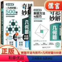 解题方法与技巧+几何好题500道 初中通用 [正版]2024新版奇思妙解几何题初中数学几何好题500道解题方法与技巧视频