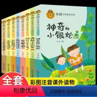 [金波诗意童话]彩图注音版(8册) [正版]金波诗意童年经典全8册童话美绘注音神奇的小银蛇森林小火车采蘑菇小雨的悄悄话小