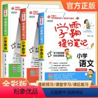 [全套3册]学霸提分笔记语+数+英 [正版]书魔方学霸提分笔记 学霸笔记人教版 小学语文数学英语全彩版 小升初期末冲刺总