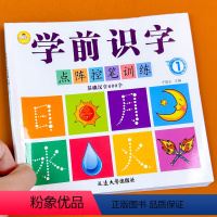 点阵学前识字[1] [正版]幼小衔接练字帖儿童幼儿园学前班练字帖控笔训练字帖大班田字格练字本写字入门初学者汉字描红本幼升