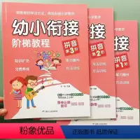 全套3本[声母韵母整体认读音节] [正版]全3册幼小衔接阶梯教程拼音练习册声母韵母整体认读音节汉语拼音字母表描红本田字格
