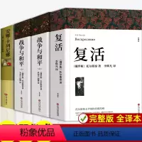 世界名著10册 [正版]全套4册战争与和平原著安娜卡列尼娜书复活列夫托尔斯泰的三部曲全集适合初中生高中生必读课外阅读书籍