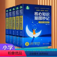 [5册]语数英基础知识+必背古诗词+英语单词手册 小学通用 [正版]核心知识 脑图秒记 小学语文基础知识 小学生必背古诗