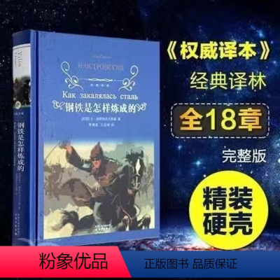 译林出版社《钢铁是怎样炼成的》精装版 [正版]钢铁是怎样炼成的译林出版社原著初二必读课外阅读书目