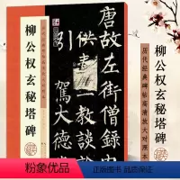 柳公权玄秘塔碑 [正版]柳公权玄秘塔碑 历代经典碑帖高清放大对照本 字帖 柳体楷书书法毛笔临摹字帖 例字米字格放大附简体