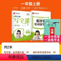 一年级上册(写字课+看拼音写词语) [正版]华夏万卷小学生同步写字课自学提升版练字帖2022一年级二年级三小学生四五六字