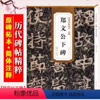 [正版]郑文公下碑 北魏 历代碑帖精粹 临摹魏碑楷书书法毛笔字帖 附简体旁注技法讲解 安徽美术出版社 郑文公下碑