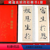 [正版]褚遂良阴符经 传世碑帖大字临摹卡1册全文 近距离临摹字卡活页 全文放大本 褚体楷书书法毛笔字帖高清原碑拓本印刷