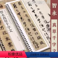 [正版]智永真草千字文 黑龙江美术出版社 经典碑帖书法临摹字卡 1卷全文原碑原大墨迹本草书楷书书法毛笔字卡练字帖